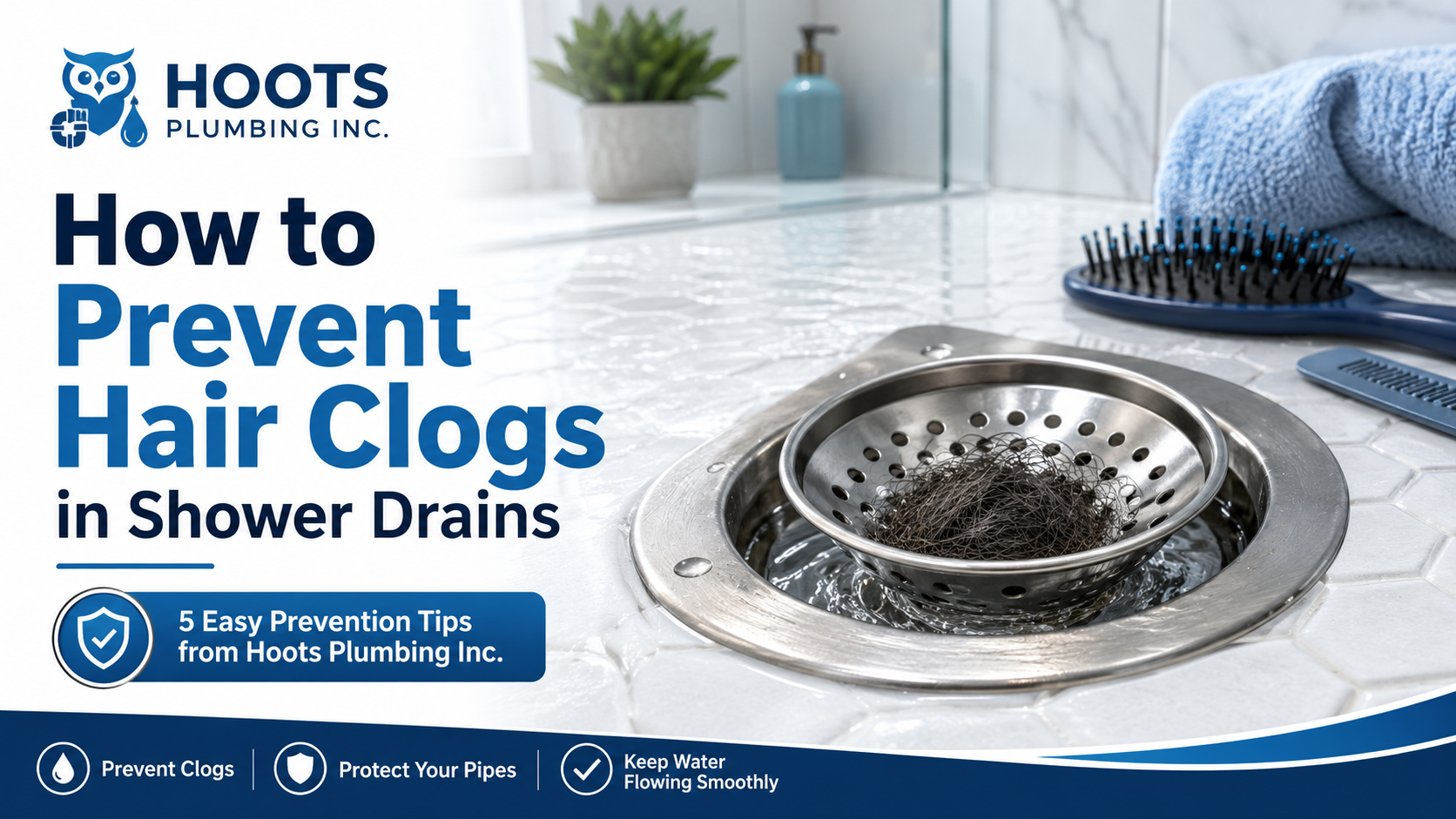 How to Prevent Hair Clogs in Shower Drains